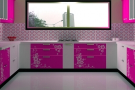 modular kitchen interior -pink kitchen_45a